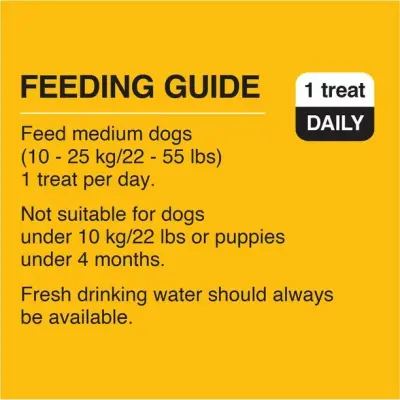 Pedigree Dentastix Oral Care Fresh Flavour Medium Dog Treats, 25-40 Treats