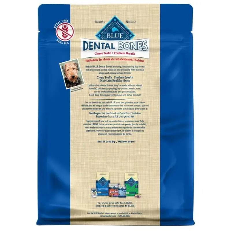 BLUE Bones Regular Size Dog Dental Chews, 765g