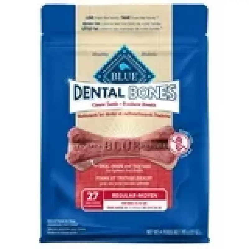 BLUE Bones Regular Size Dog Dental Chews, 765g