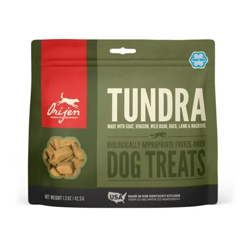 ORIJEN Freeze-Dried Dog Treats, Tundra, Biologically Appropriate grain Free