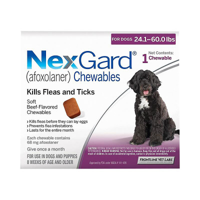 NexGard Chewable Tablets for Dogs 24.1 - 60.0 lbs