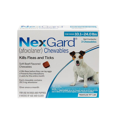 NexGard Chewable Tablets for Dogs 10.1-24 lbs